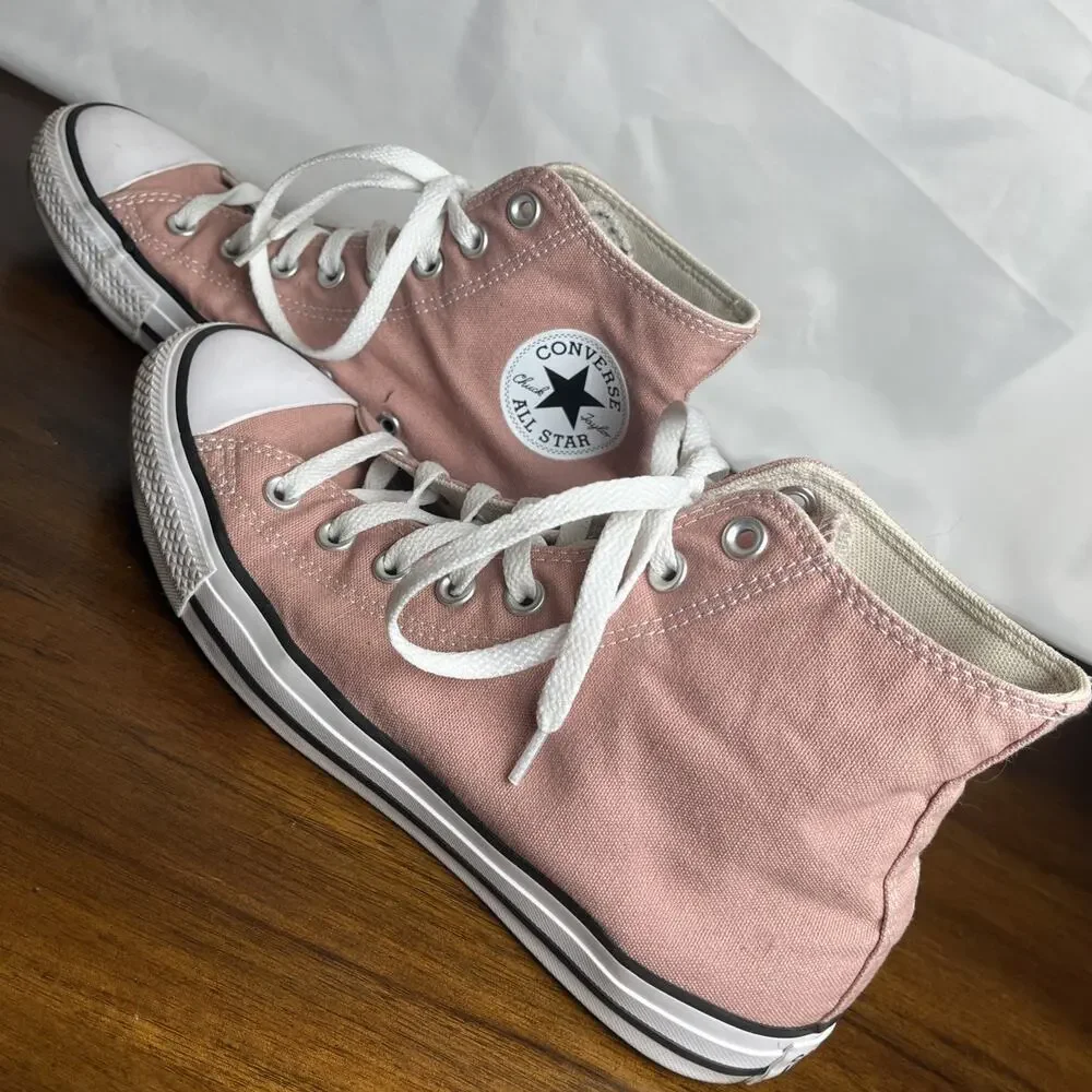 Converse Chuck Taylor All Star Hi Shoes Canyon Dusk Pink Men’s 8 Women’s 10 - Picture 5 of 13